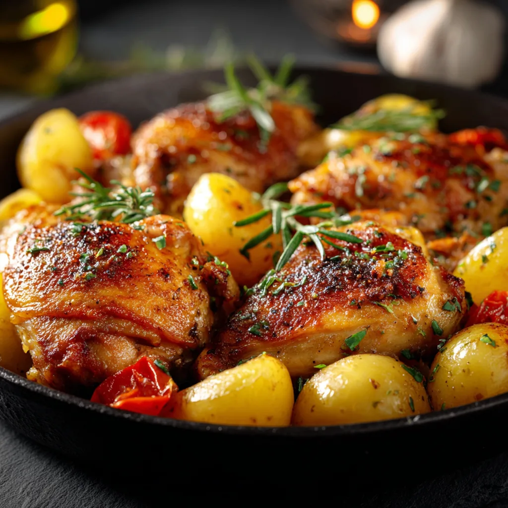 Baked Chicken and Potatoes